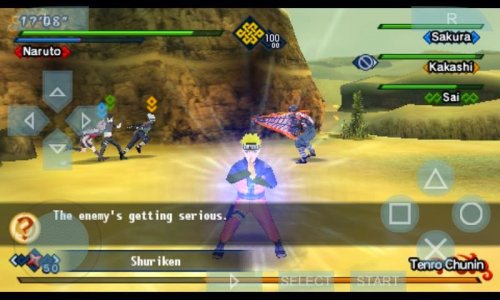 Скриншот для Naruto Shippuden Ultimate Ninja - 1