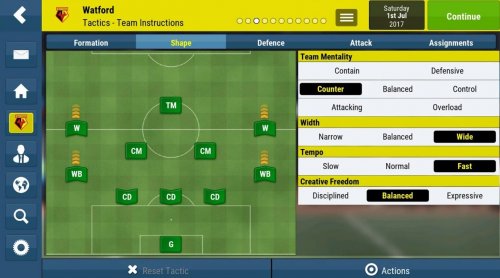 Скриншот для Football Manager Mobile 2018 - 1
