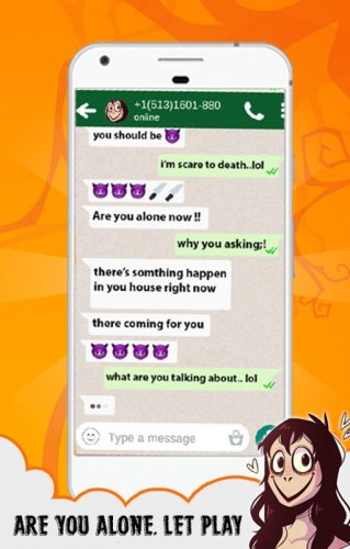 Скриншот для Creepy Call & Chat: Momo Game - 2