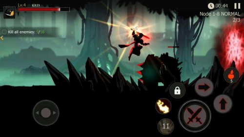 Скриншот для Shadow of Death: Dark Knight - Stickman Fighting - 2